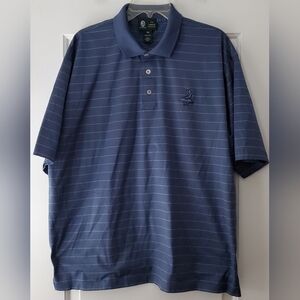 Pinehurst Mens 1895 Collection Striped Golf Shirt Made In Italy - Size XXL - EUC